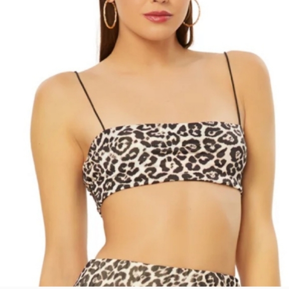 AFRM Penny Reversible Crop Top. Size L - Picture 4 of 15